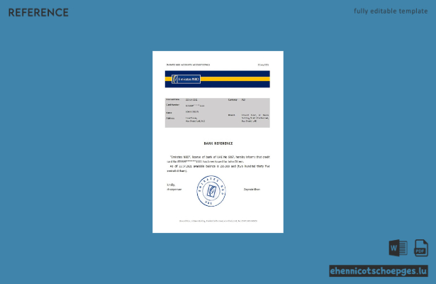 Vorschau der Referenzprobe von Emirates NBD in den VAE